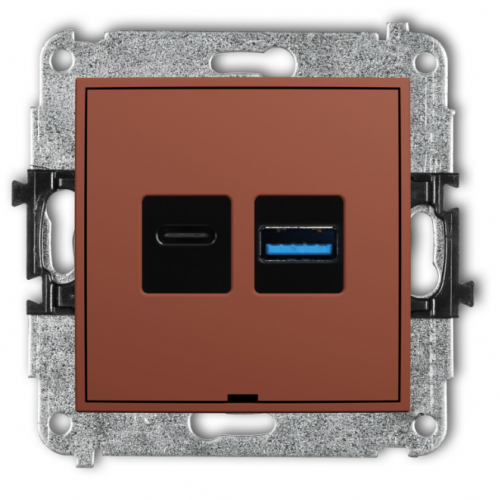 KARLIK MINI Ładowarka USB C + A podwójna bez pola opisowego terakota 63MCUSBBO-8 - przechwytywanie[281].png